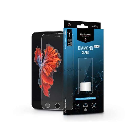 Apple iPhone 6 Plus/6S Plus edzett üveg képernyővédő fólia - MyScreen Protector Diamond Glass Lite Full Glue - átlátszó