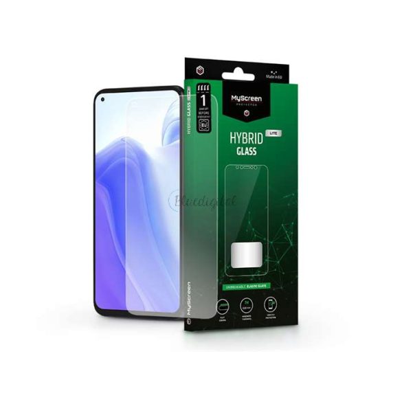 Xiaomi Mi 10T 5G/10T Pro 5G rugalmas üveg képernyővédő fólia - MyScreen         Protector Hybrid Glass Lite - átlátszó