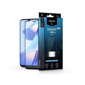 Oppo A16/A16s edzett üveg képernyővédő fólia - MyScreen Protector Diamond Glass Lite Edge2.5D Full Glue - fekete