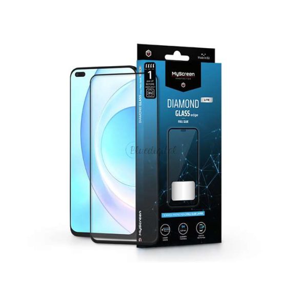 Honor 50 Lite/Huawei Nova 8i edzett üveg képernyővédő fólia - MyScreen Protector Diamond Glass Lite Edge2.5D Full Glue - black