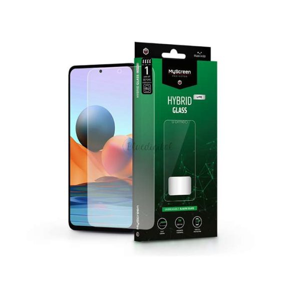 Xiaomi Redmi Note 10 Pro/10 Pro Max rugalmas üveg képernyővédő fólia - MyScreen Protector Hybrid Glass Lite - átlátszó