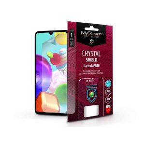 Samsung A415F Galaxy A41 képernyővédő fólia - MyScreen Protector Crystal Shield BacteriaFree - 1 db/csomag - átlátszó
