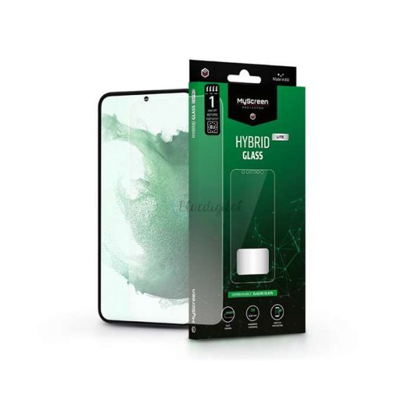 Samsung S906 Galaxy S22+ 5G/Galaxy S23+ rugalmas üveg képernyővédő fólia -      MyScreen Protector Hybrid Glass Lite - átlátszó