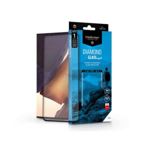Samsung N985F Galaxy Note 20 Ultra edzett üveg képernyővédő fólia ívelt         kijelzőhöz - MyScreen Protector Diamond Glass Edge3D - fekete