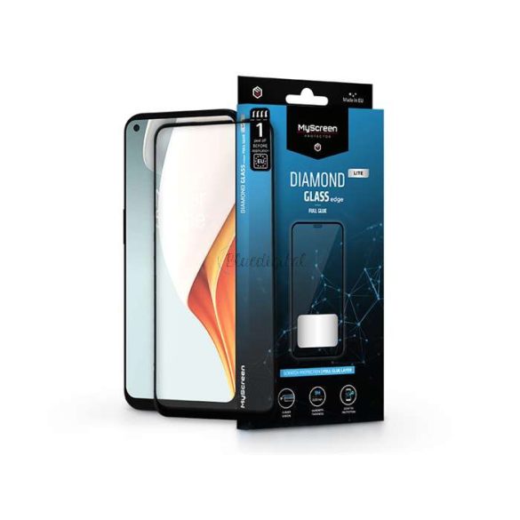 OnePlus Nord N100 edzett üveg képernyővédő fólia - MyScreen Protector Diamond   Glass Lite Edge2.5D Full Glue - fekete