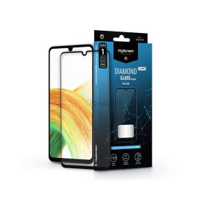 Samsung A336B Galaxy A33 5G edzett üveg képernyővédő fólia - MyScreen Protector Diamond Glass Lite Edge2.5D Full Glue - fekete