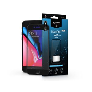 Apple iPhone 7 Plus/8 Plus edzett üveg képernyővédő fólia - MyScreen Protector  Diamond Glass Lite Edge2.5D Full Glue - fekete
