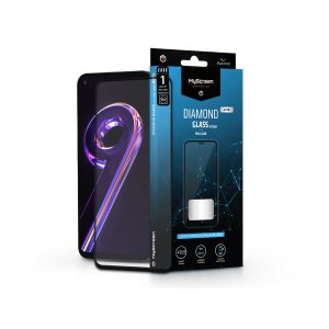 Realme 9 Pro edzett üveg képernyővédő fólia - MyScreen Protector Diamond Glass  Lite Edge2.5D Full Glue - fekete