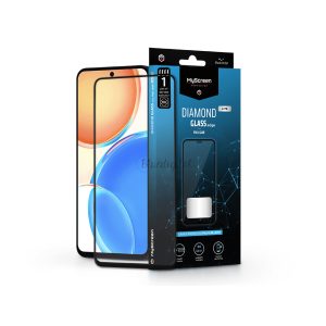 Honor X8 edzett üveg képernyővédő fólia - MyScreen Protector Diamond Glass Lite Edge2.5D Full Glue - fekete