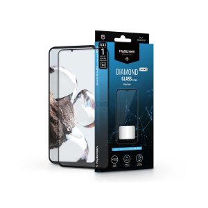 Xiaomi 12T/12T Pro edzett üveg képernyővédő fólia - MyScreen Protector Diamond  Glass Lite Edge2.5D Full Glue - fekete
