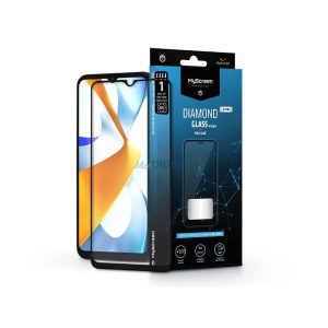 Xiaomi Poco C40 edzett üveg képernyővédő fólia - MyScreen Protector Diamond     Glass Lite Edge2.5D Full Glue - fekete