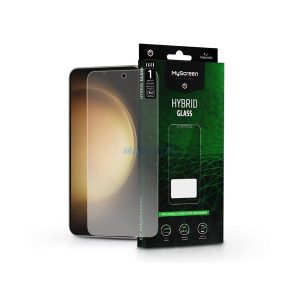 Samsung S901B Galaxy S22 5G/Galaxy S23 rugalmas üveg képernyővédő fólia -       MyScreen Protector Hybrid Glass Green - átlátszó