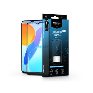 Honor X8 5G edzett üveg képernyővédő fólia - MyScreen Protector Diamond Glass   Lite Edge2.5D Full Glue - fekete