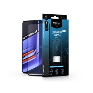 Realme GT Neo 3 edzett üveg képernyővédő fólia - MyScreen Protector Diamond     Glass Lite Edge2.5D Full Glue - fekete