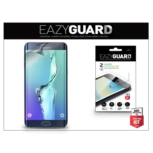 Samsung SM-G928 Galaxy S6 Edge+ képernyővédő fólia - 2 db/csomag (Crystal/Antireflex HD) (csak a vízszintes felületre)
