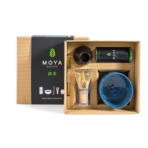 Moya Matcha ceremonial szett - Matcha tea traditional 30g+Kaze+világos ecset+világos kanál+Ecset tartó
