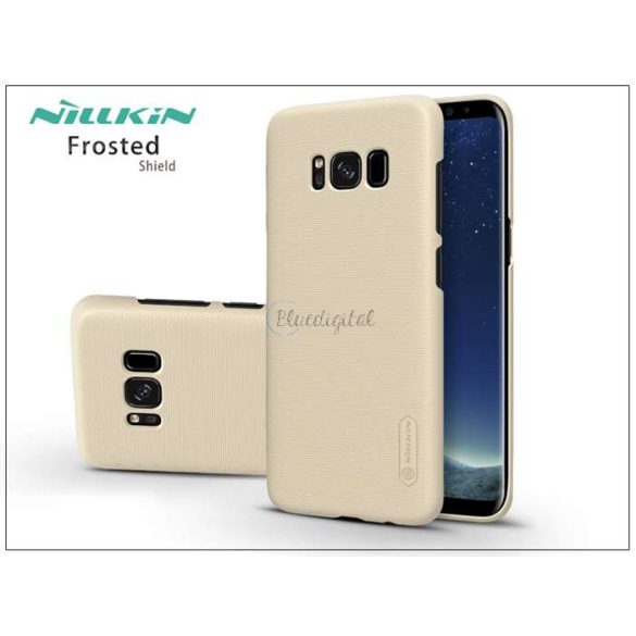 Samsung G955F Galaxy S8 Plus hátlap képernyővédő fóliával - Nillkin Frosted     Shield - arany