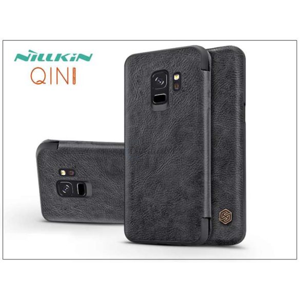 Samsung G960F Galaxy S9 oldalra nyíló flipes tok - Nillkin Qin - fekete