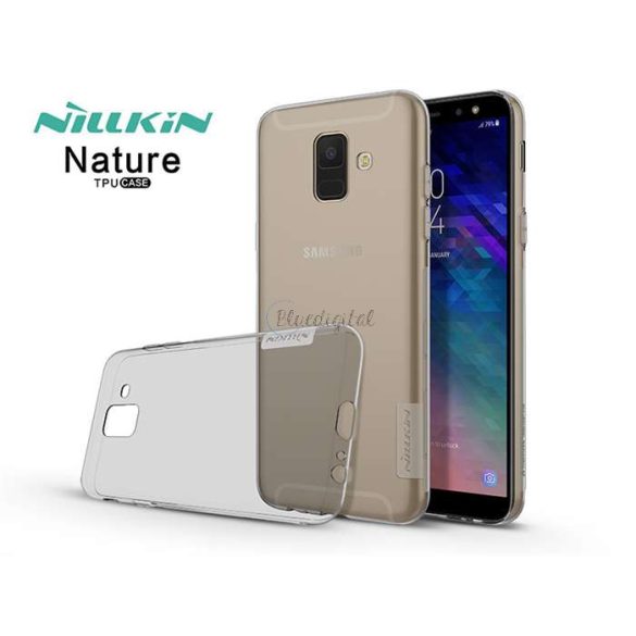 Samsung A600F Galaxy A6 (2018) szilikon hátlap - Nillkin Nature - szürke