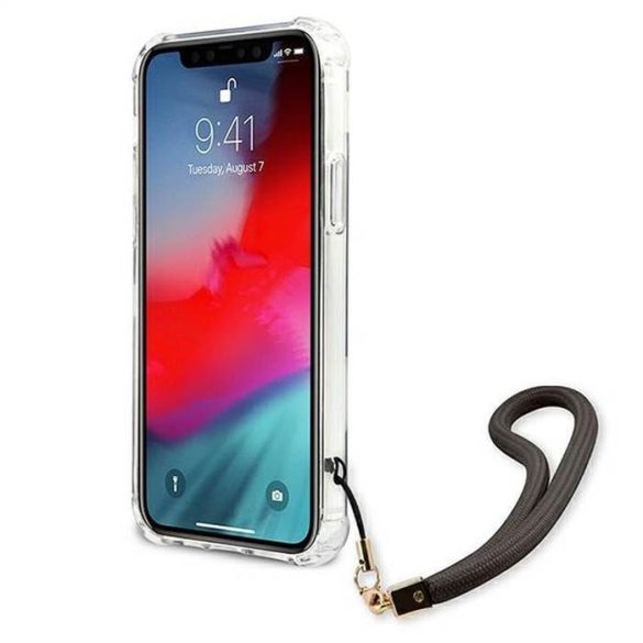 Eredeti tok Guess GUHCP12SKSMAGR iPhone 12 Mini (márványgyűjtemény / szürke)