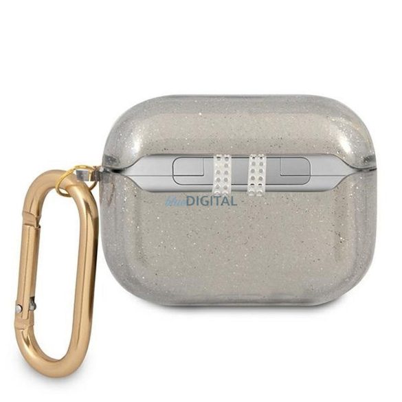 Guess GUAPUCG4GK Glitter Collection tok AirPods Pro - fekete