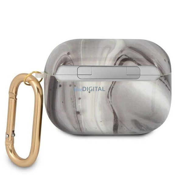 Guess GUAPUNMK Marble Collection tok AirPods Pro - fekete