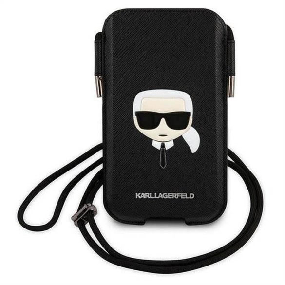 Univerzális mobiltok 6,1"Karl Lagerfeld Klhcp12mophkhk fekete