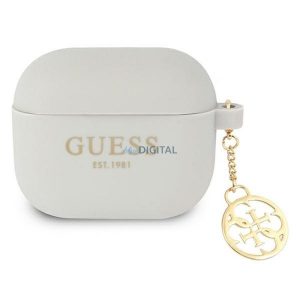 Guess GUA3LSC4EG Silicone Charm 4G Collection tok AirPods 3 - szürke