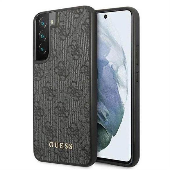 Eredeti tok Guess guhcs22Sg4gfgr Samsung s22 (4g fém arany logó / szürke)