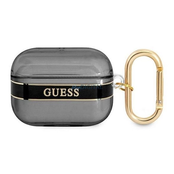 Guess GUAPHHTSK Strap Collection tok AirPods Pro - fekete