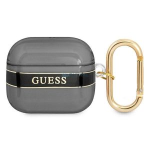 Guess GUA3HHTSK Strap Collection tok AirPods 3 - fekete