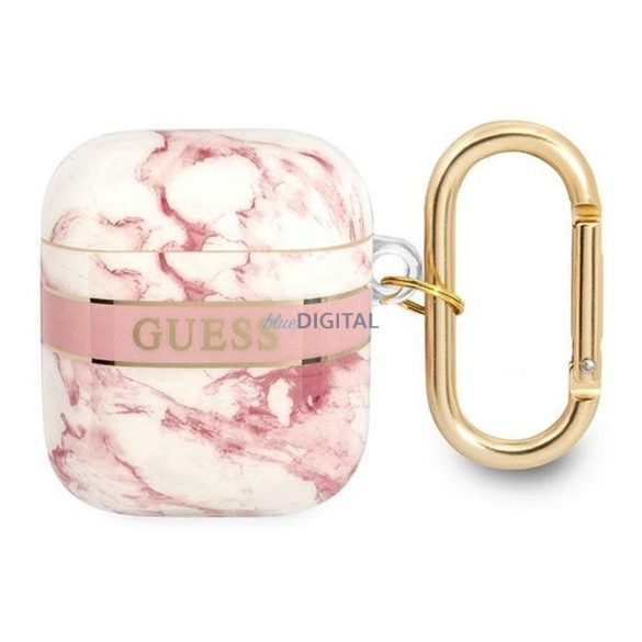 Guess GUA2HCHMAP Strap Collection tok AirPods 1/2 - rózsaszín