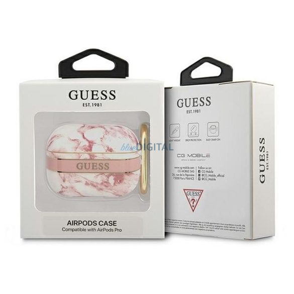 Guess GUAPHCHMAP Strap Collection tok AirPods Pro - rózsaszín