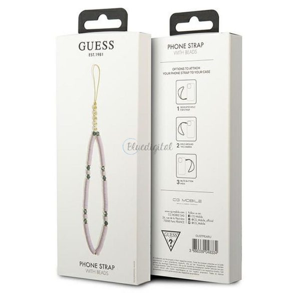 Guess Strap gustpearu lila heishi gyöngyöket