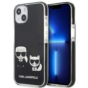 Eredeti tok Karl Lagerfeld KLHCP13STPEKCK iPhone 13 MINI  (K&C test / fekete)