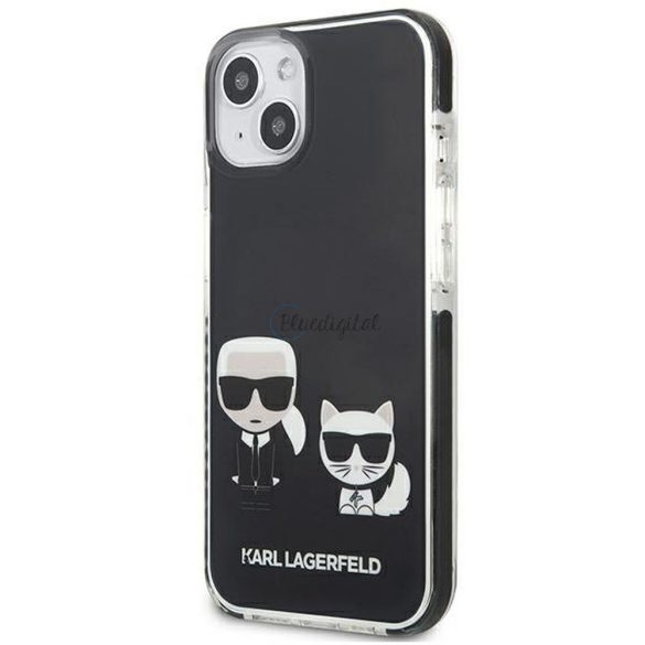 Eredeti tok Karl Lagerfeld KLHCP13STPEKCK iPhone 13 MINI  (K&C test / fekete)