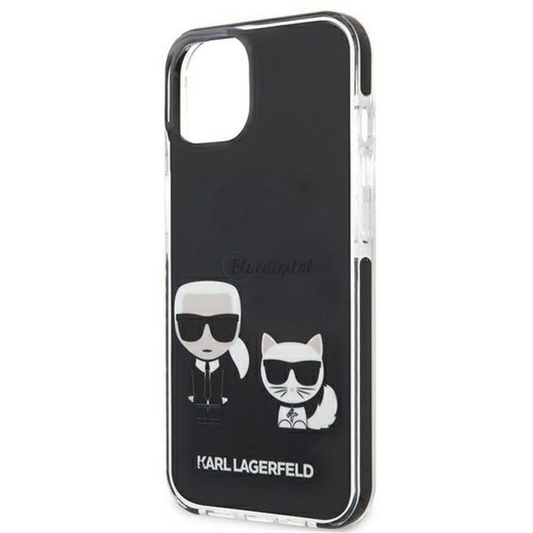 Eredeti tok Karl Lagerfeld KLHCP13STPEKCK iPhone 13 MINI  (K&C test / fekete)