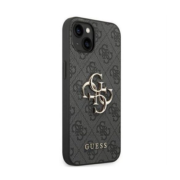 Guess GUHCP14S4GMGGR 4G Big Metal Logo tok iPhone 13 / 14 / 15 - szürke