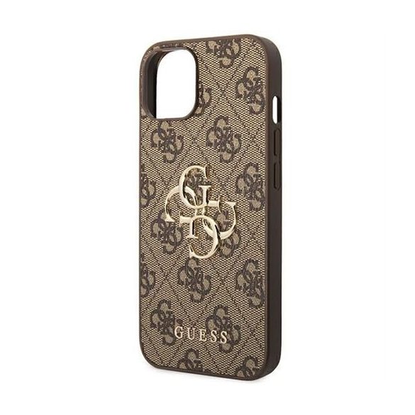 Guess GUHCP14S4GMGBR 4G Big Metal Logo tok iPhone 13 / 14 / 15 - barna