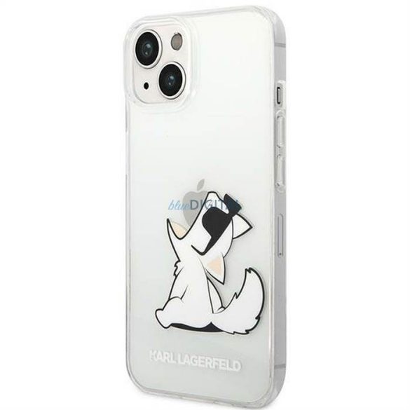 Eredeti tok KARL LAGERFELD KLHCP14MCFNRC iPhone 14 PLUS (Choupette Eat / átlátszó)