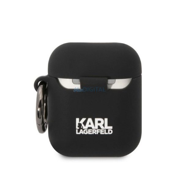 Eredeti tok KARL LAGERFELD KLA2RUNIKK Apple Airpods 1 / 2 (3D Sil NFT Karl / fekete)