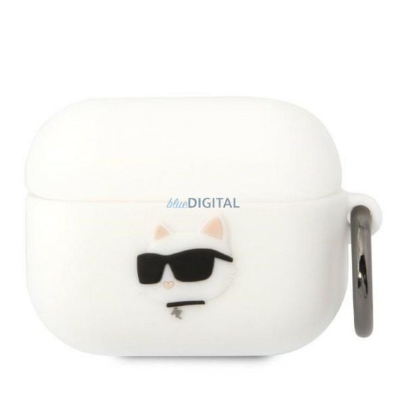 Eredeti tok KARL LAGERFELD KLAPRUNCHH Apple Airpods Pro (3D Sil NFT Choupette / fehér)