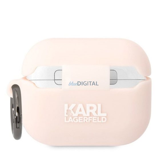 Eredeti tok KARL LAGERFELD KLAPRUNCHP Apple Airpods Pro (3D Sil NFT Choupette / rózsaszín)