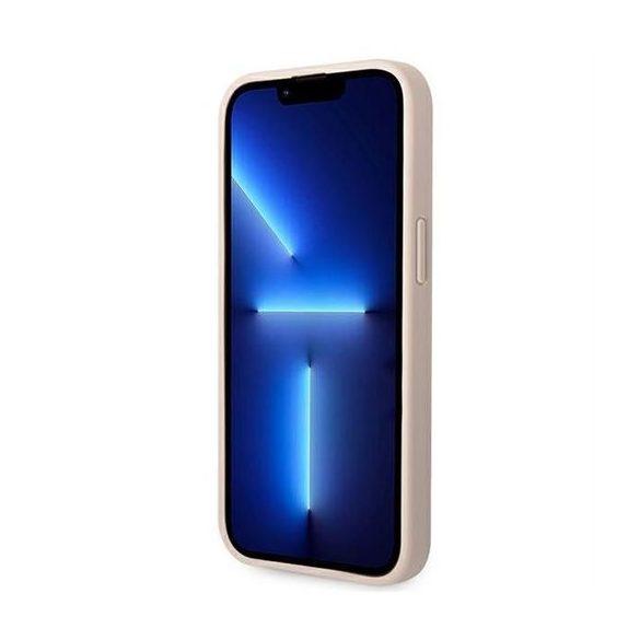 Guess GUHCP14S4GMGPI 4G Big Metal Logo tok iPhone 13 / 14 / 15 - rózsaszín