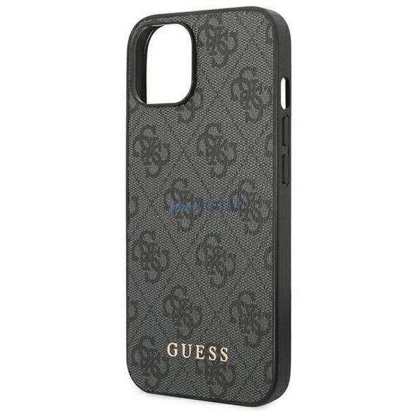 Eredeti tok GUESS GUHCP14SG4GFGR iPhone 14 készülékhez (4G ARANY Logo / szürke)