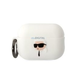   Eredeti tok KARL LAGERFELD KLAP2RUNIKH Apple Airpods Pro 2 (3D Sil NFT Karl / fehér)