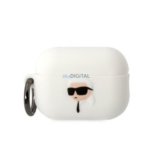 Eredeti tok KARL LAGERFELD KLAP2RUNIKH Apple Airpods Pro 2 (3D Sil NFT Karl / fehér)