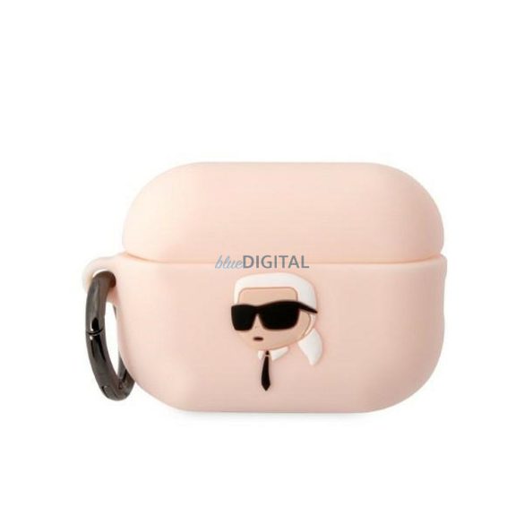 Eredeti tok KARL LAGERFELD KLAP2RUNIKP Apple Airpods Pro 2 (3D Sil NFT Karl / rózsaszín)