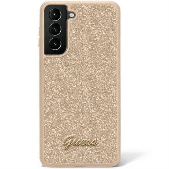 Eredeti előlap GUESS GUHCS23SHGGSHD  Samsung Galaxy S23 (Fix Glitter / arany)