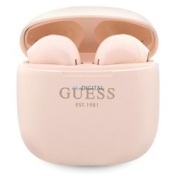   Guess GUTWST26PSP Classic EST Logo TWS bluetooth vezeték nélküli fülhallgató - rózsaszín